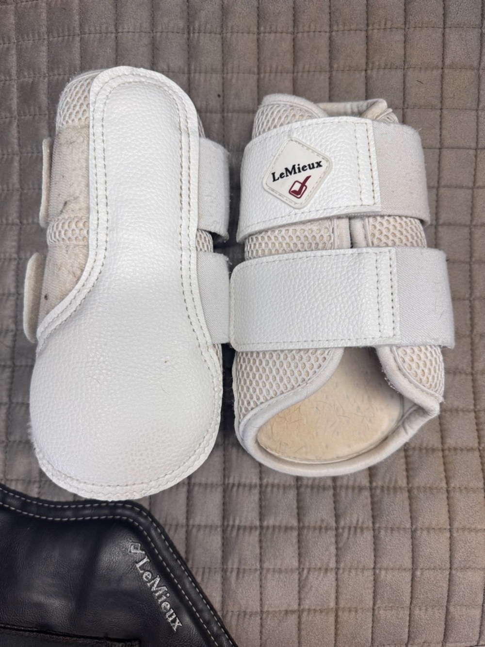 Lemieux brushing boots medium pair